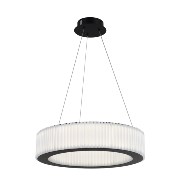원형 링 LED 샹들리에